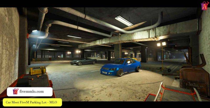 FiveM Car Meet Parking Lot