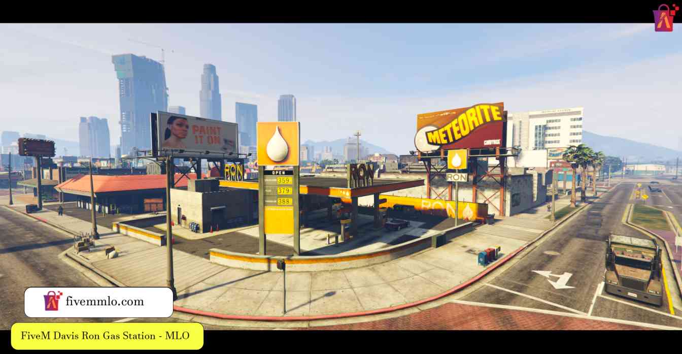 Davis Ron Gas Station FiveM Gas Station Mlo FiveM Mlo Store