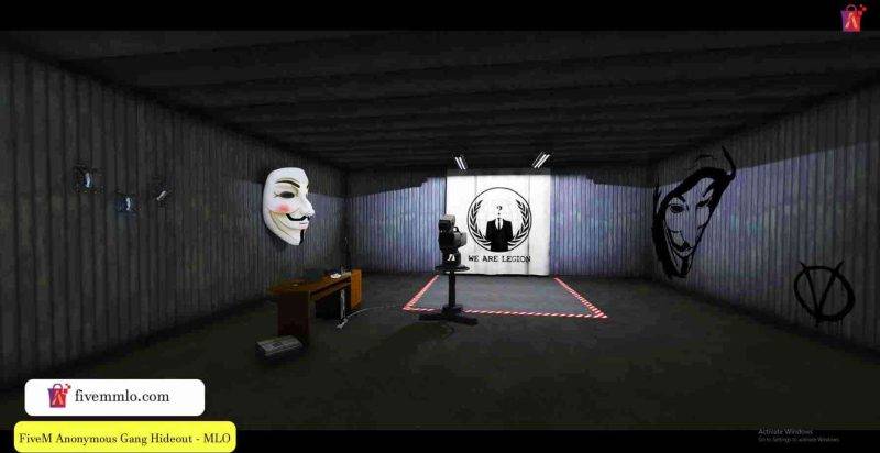 FiveM Anonymous Gang Hideout MLO