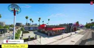 FiveM Wendys Sign MLO